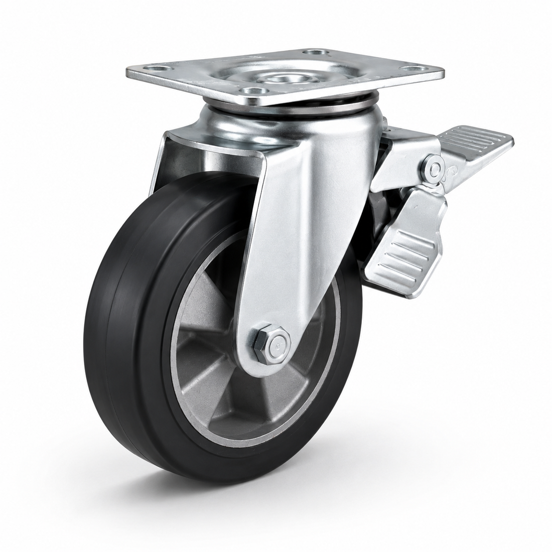 Heavy-Duty Rubber Swivel Casters: Reliable Mobility for Industrial Applications