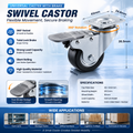 Universal Caster with Brake
