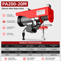 CD PA200-20M electric hoist